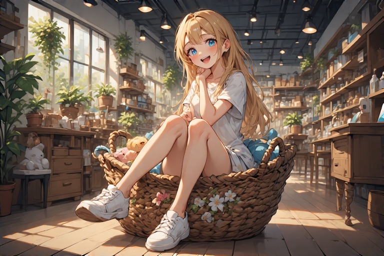 blonde-furniture-basket