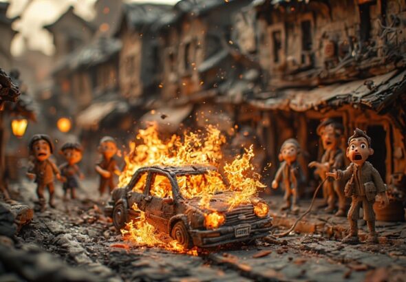 car-on-fire