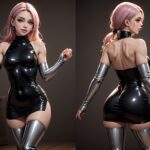 wetlookdress